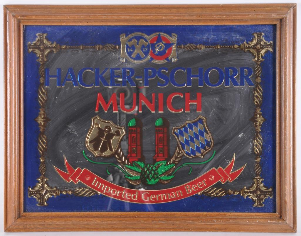 Hacker-Pschorr Munich Advertising Beer Mirror (1 of 1)