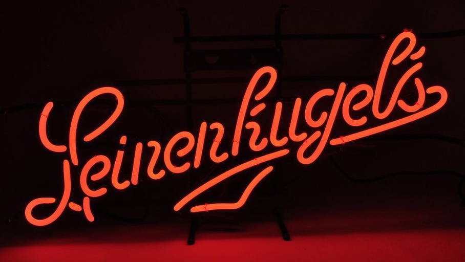 Leinenkugel's Light Up Advertising Neon Beer Sign