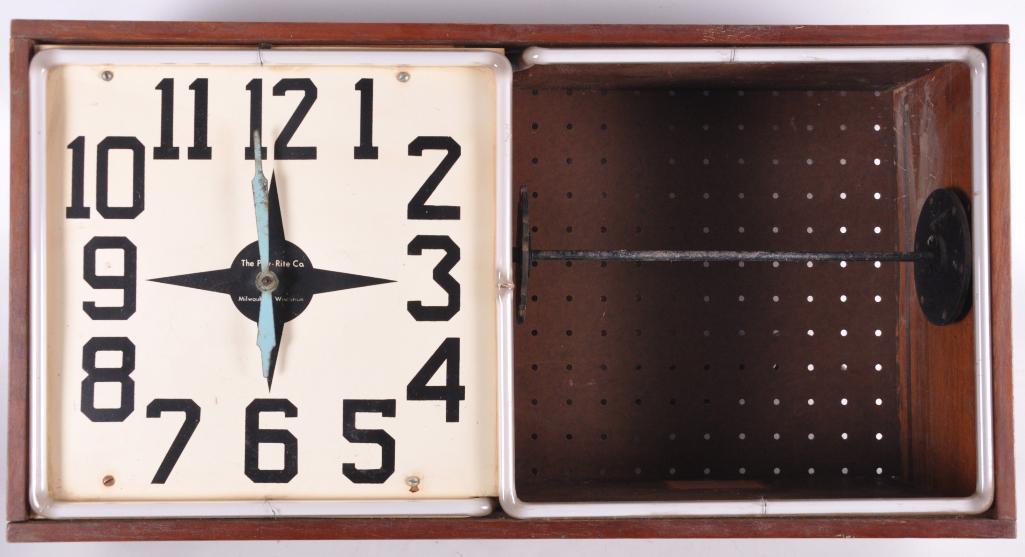 Vintage Light up Advertising Neon Flip Clock (1 of 2)