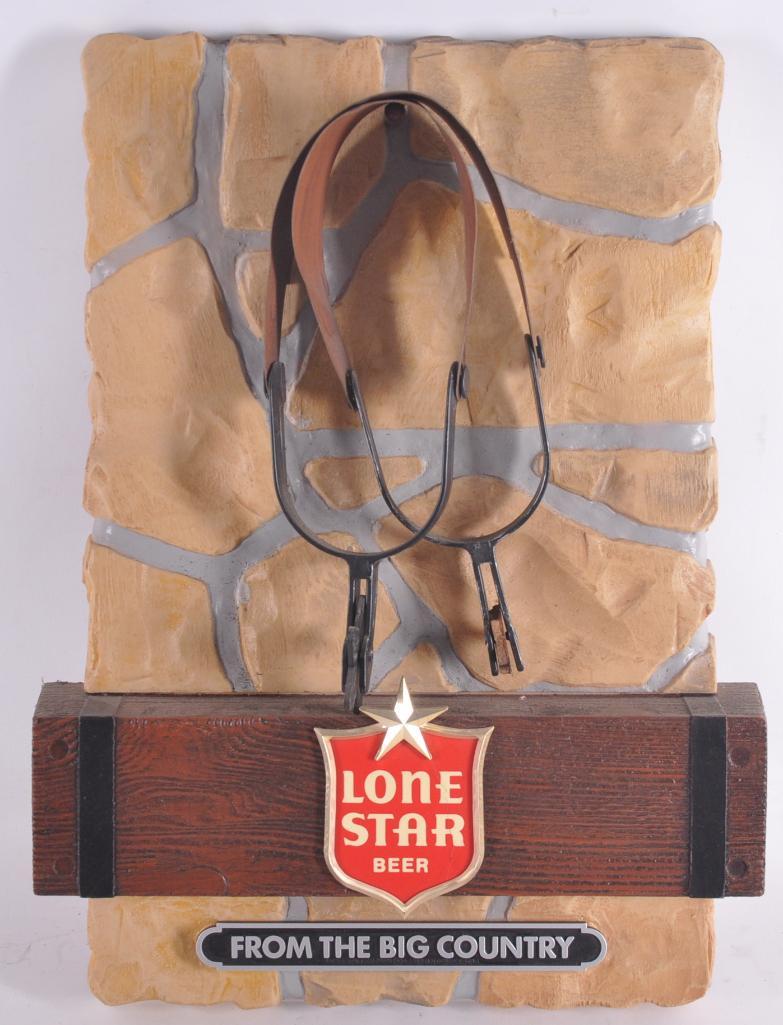 Vintage Lone Star Beer Advertising "Spurs" Sign (1 of 1)