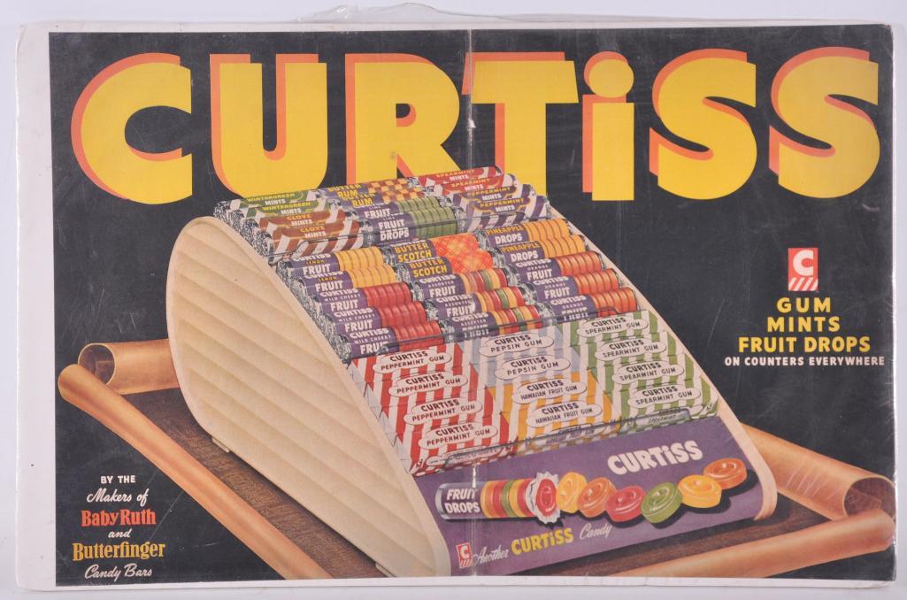 Vintage Curtiss Candys Advertising Poster (1 of 1)