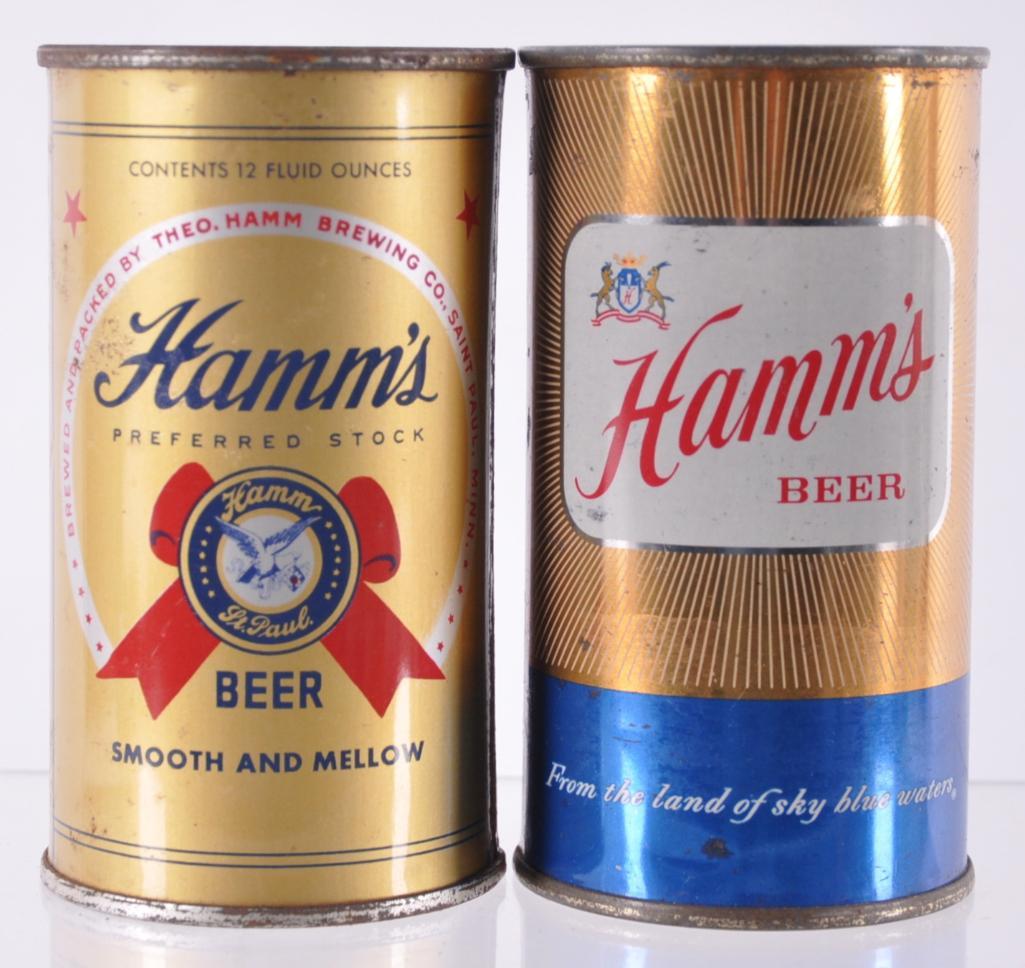 Group of 2 Vintage Hamm's Beer Cans (1 of 3)
