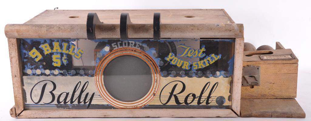 Vintage Bally Roll Skee Ball Scoreboard with Coin Slot (1 of 3)