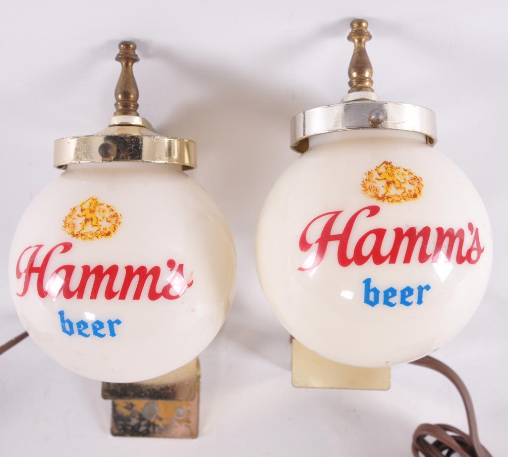 Group of 2 Vintage Hamm's Beer Light Up Advertising (1 of 3)