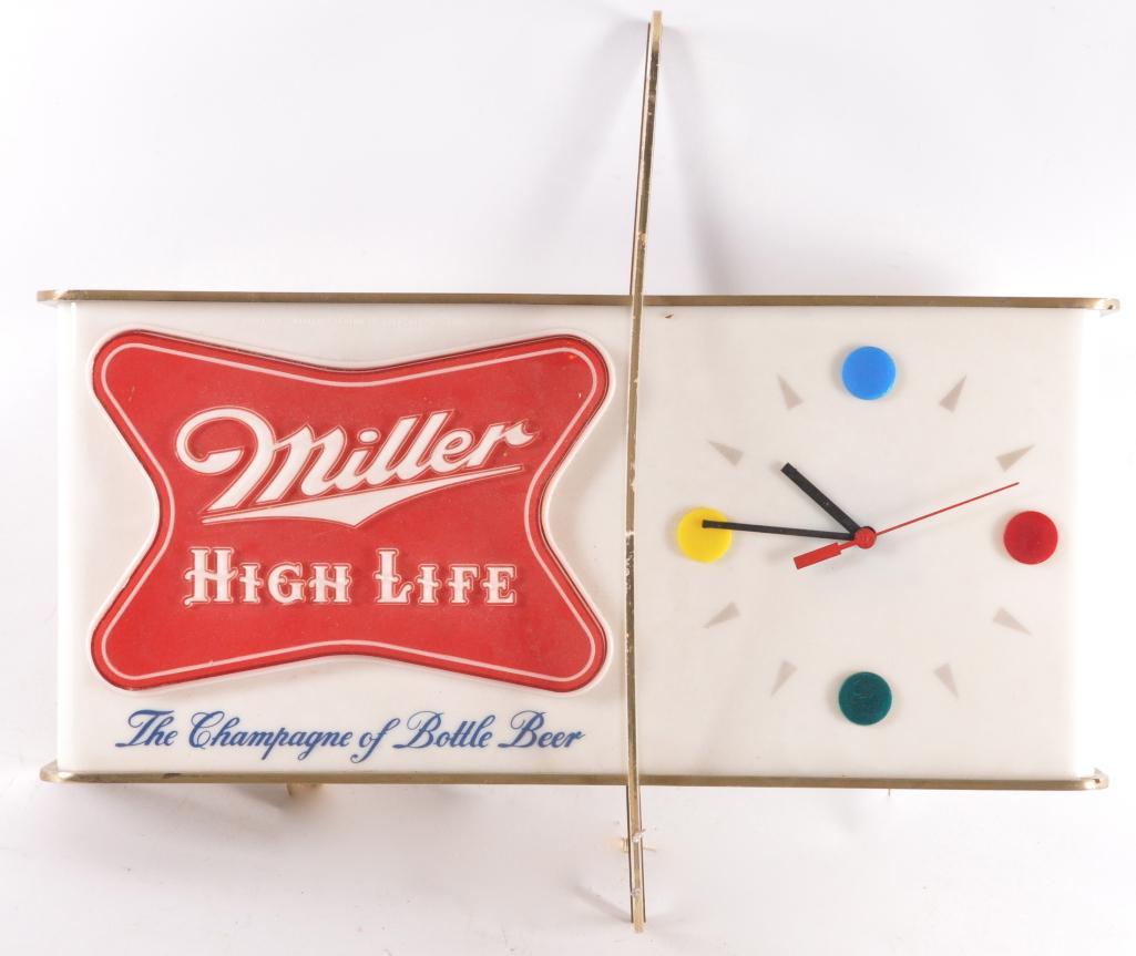 Vintage Miller High Life Light Up Advertising Beer (1 of 2)