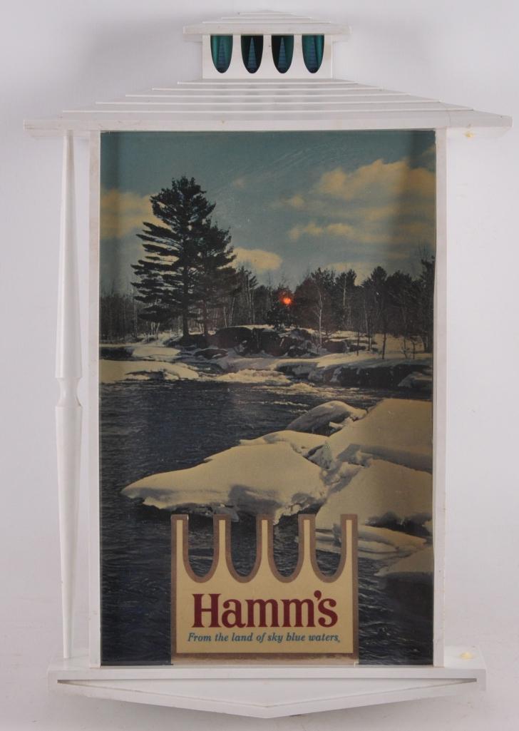 Vintage Hamm's Beer Light Up Advertising Sign (1 of 3)