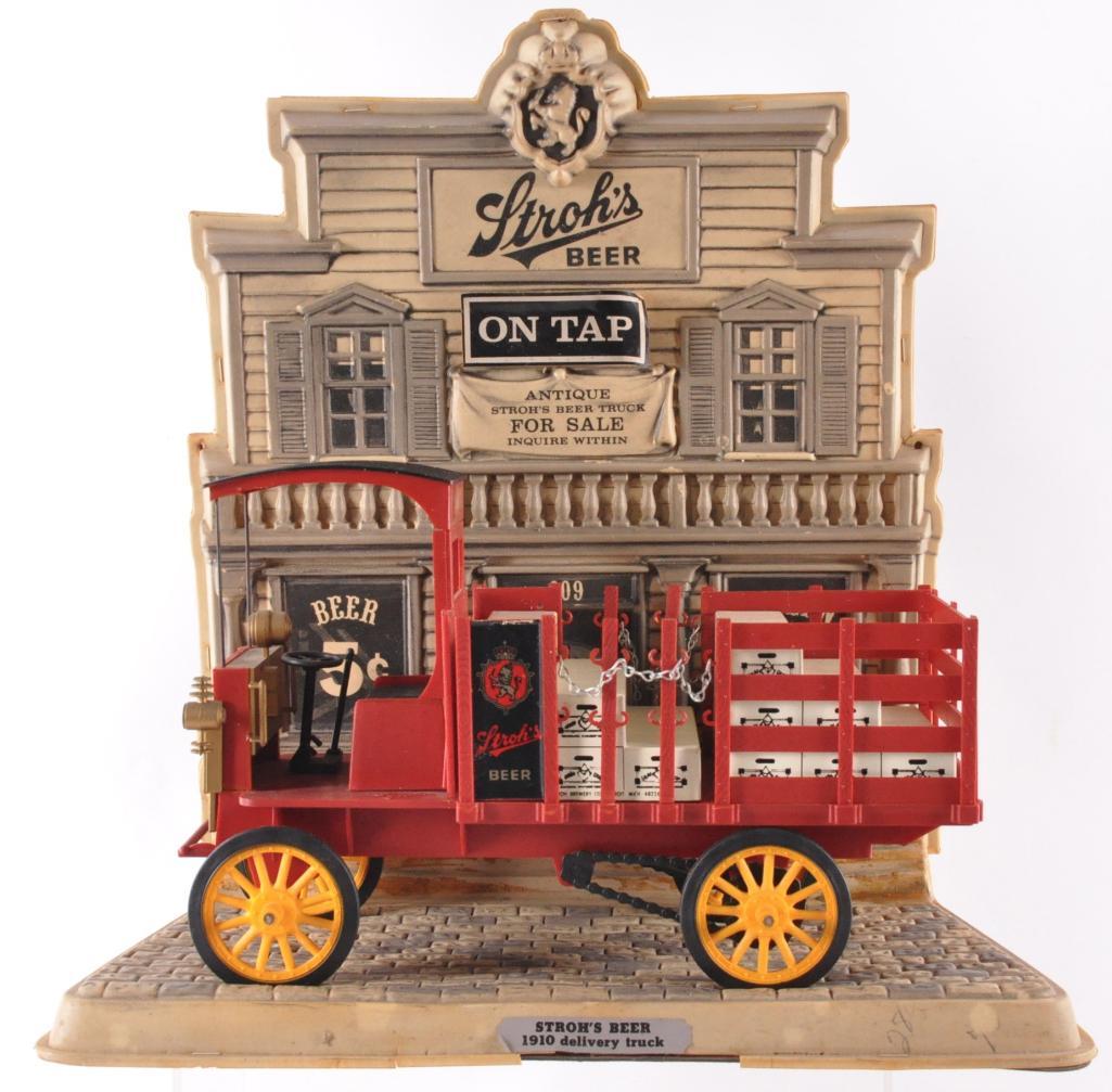 Vintage Stroh's Beer Advertising Back Bar Delivery (1 of 3)