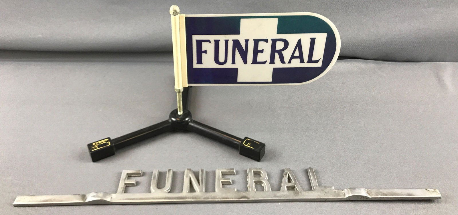 Vintage funeral signs (1 of 4)