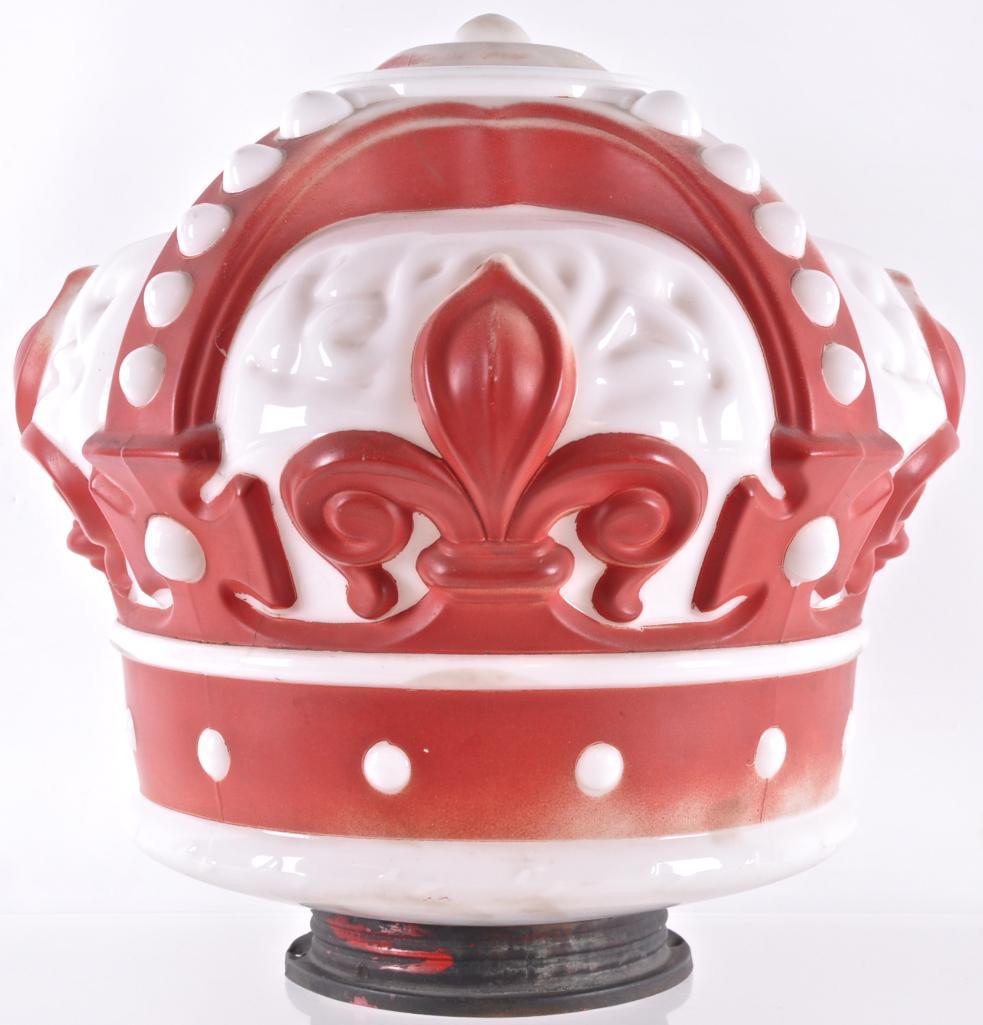 Antique Standard Oil Gas Pump Glass Crown Globe (1 of 12)