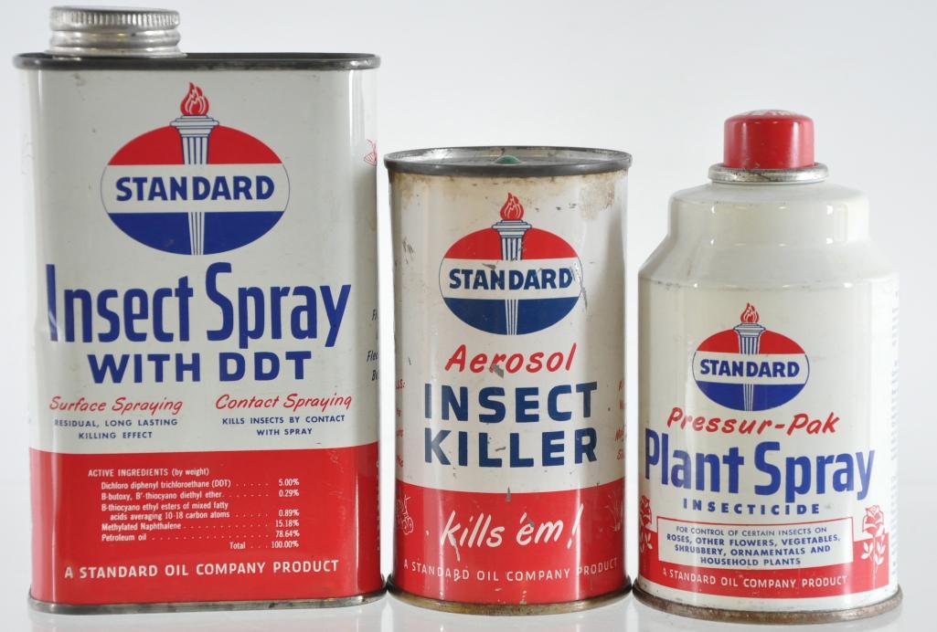 Group of 3 Vintage Standard Oil Insect and Plant Sprays (1 of 1)