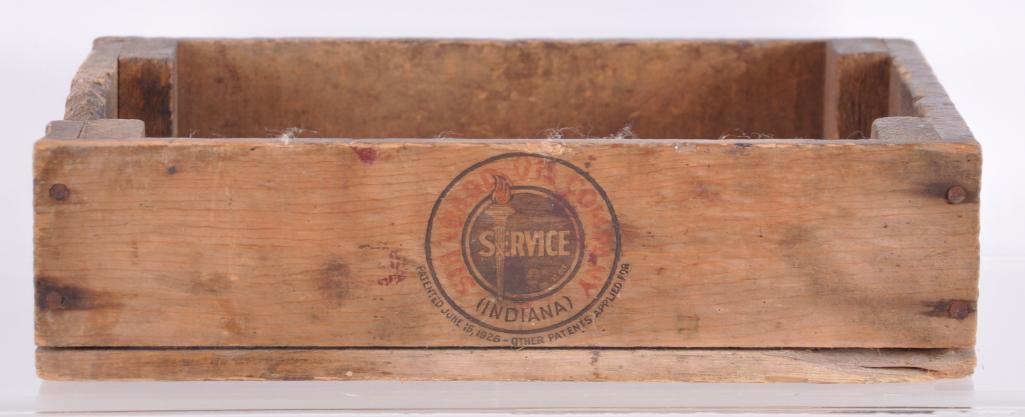 Antique Standard Oil Co. Advertising Wood Crate (1 of 3)