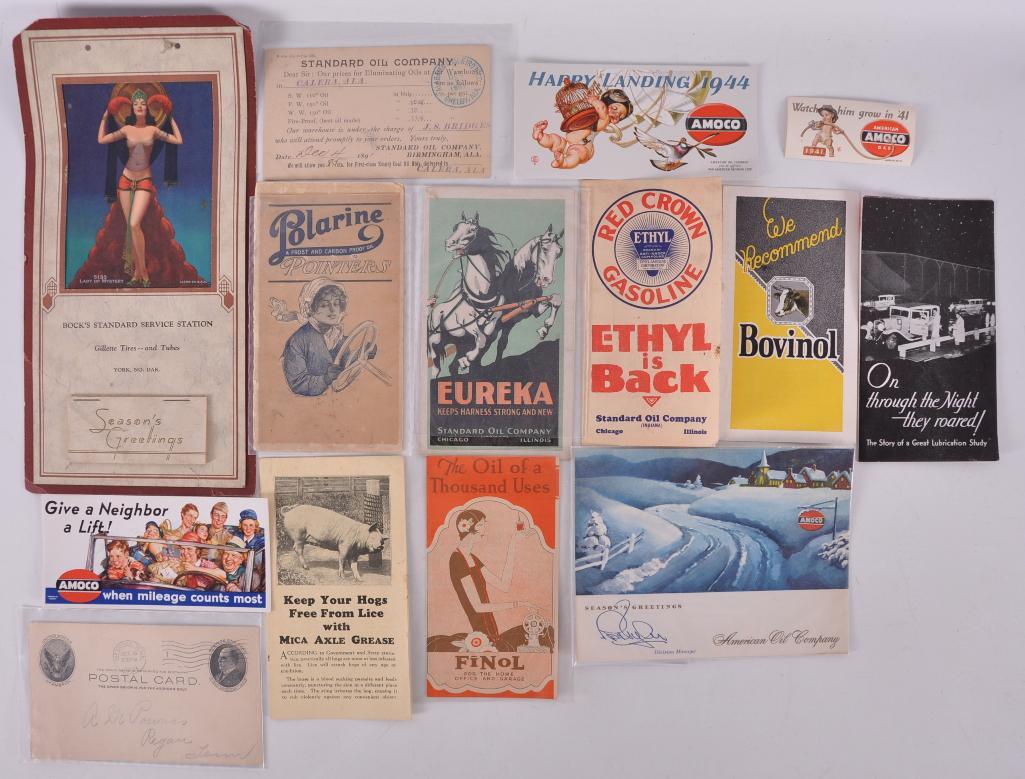 Group of Petroliana Advertising Ephemera (1 of 1)
