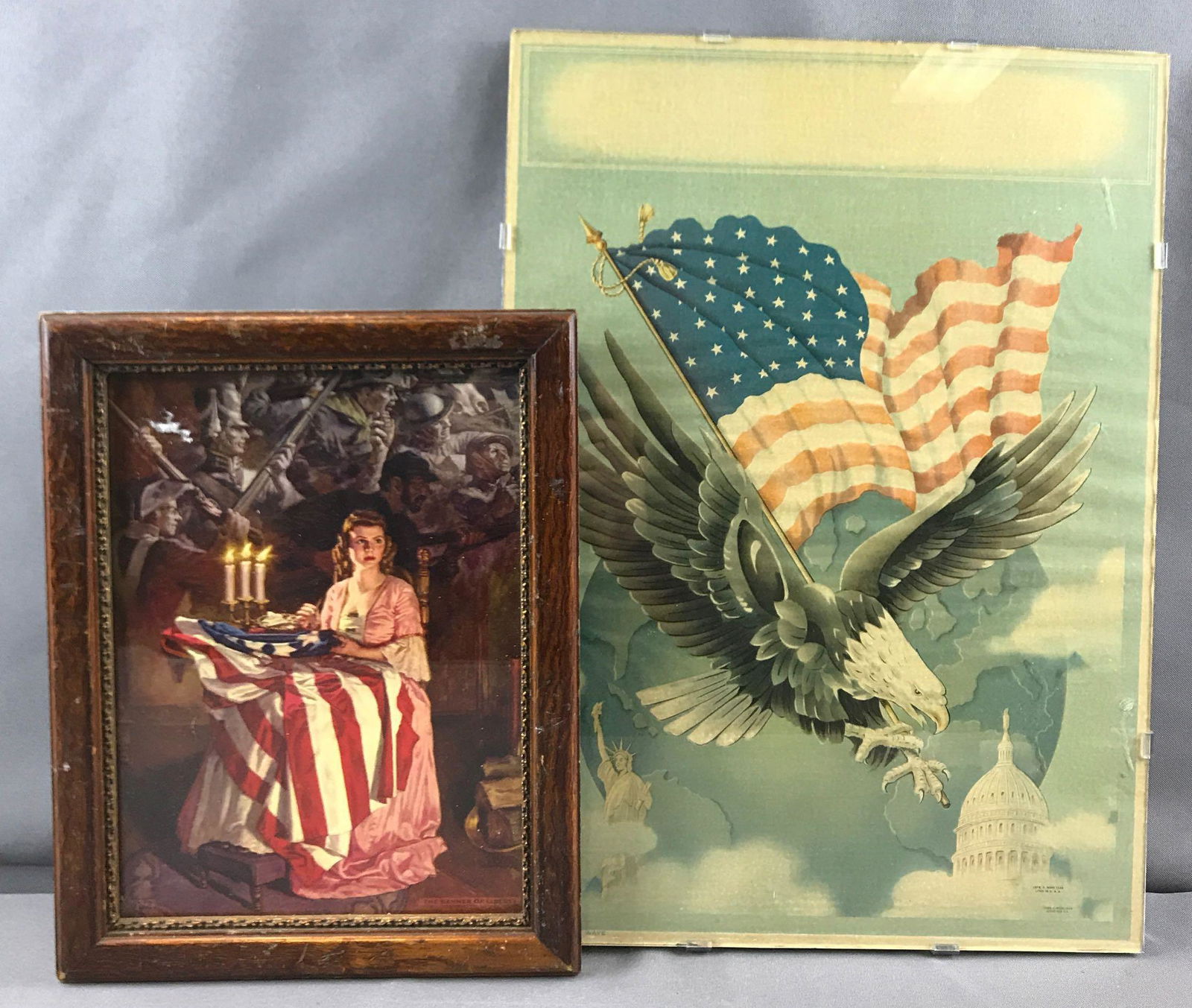 2 vintage patriotic prints (1 of 4)