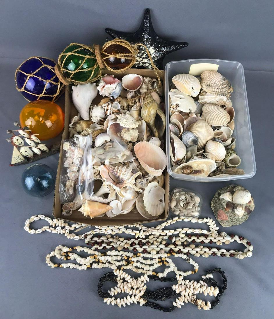 13 piece group-seashells, beach art and more (1 of 11)