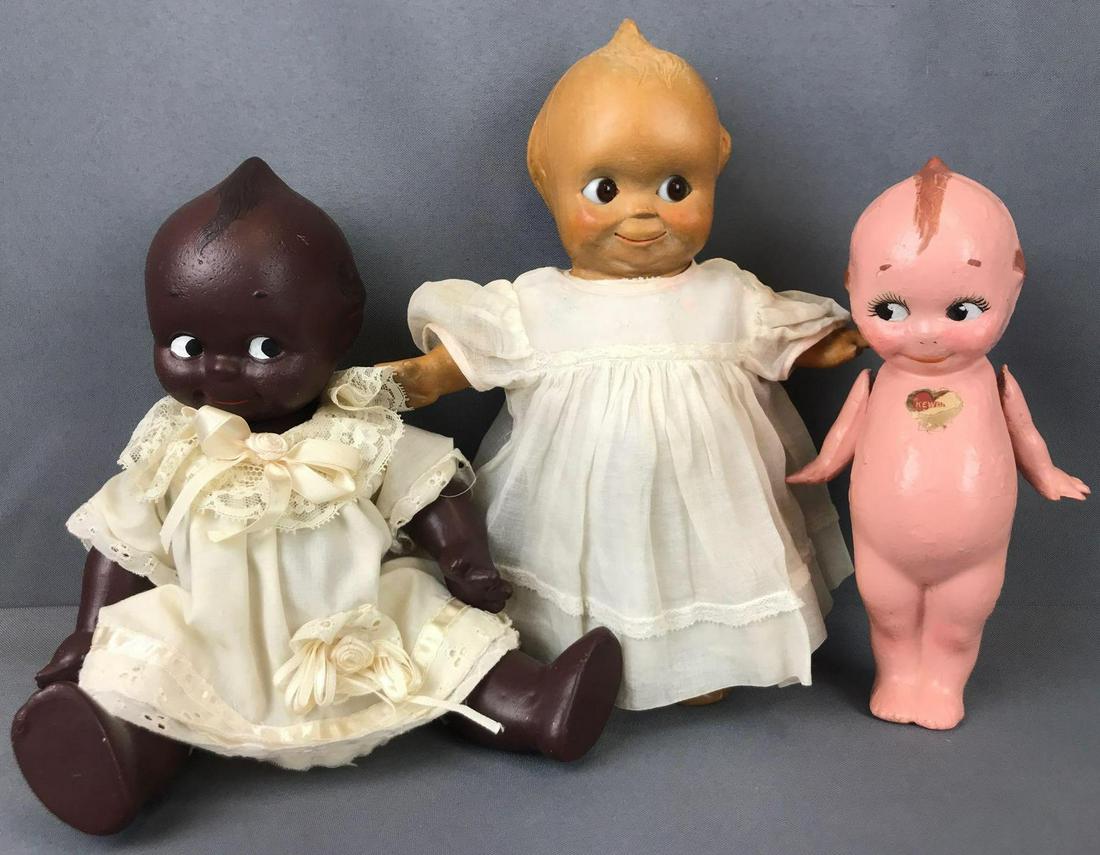 Group of 3 Kewpie dolls (1 of 7)