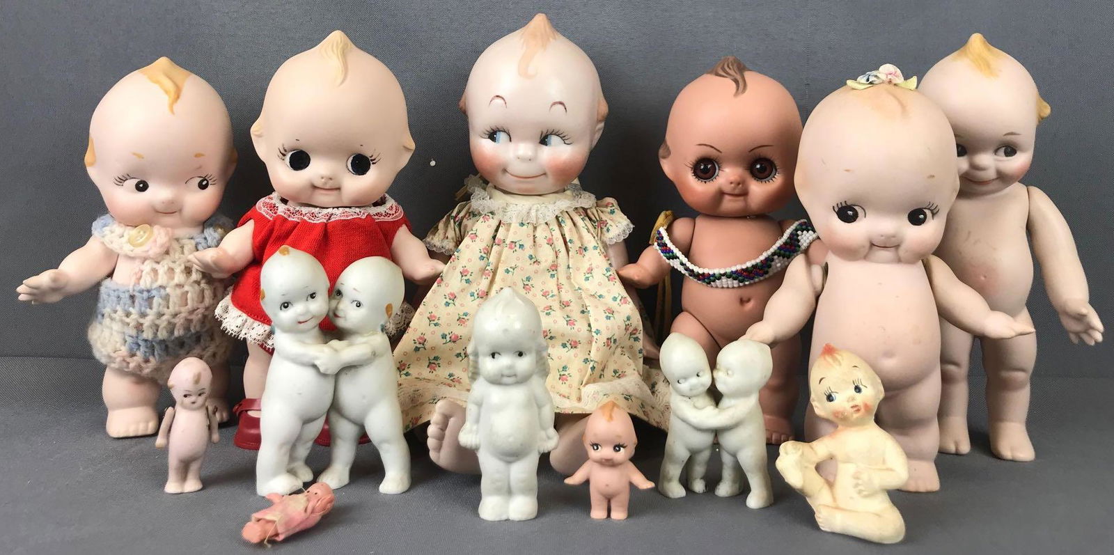 Group of 13 porcelain Kewpie dolls and figurines (1 of 10)