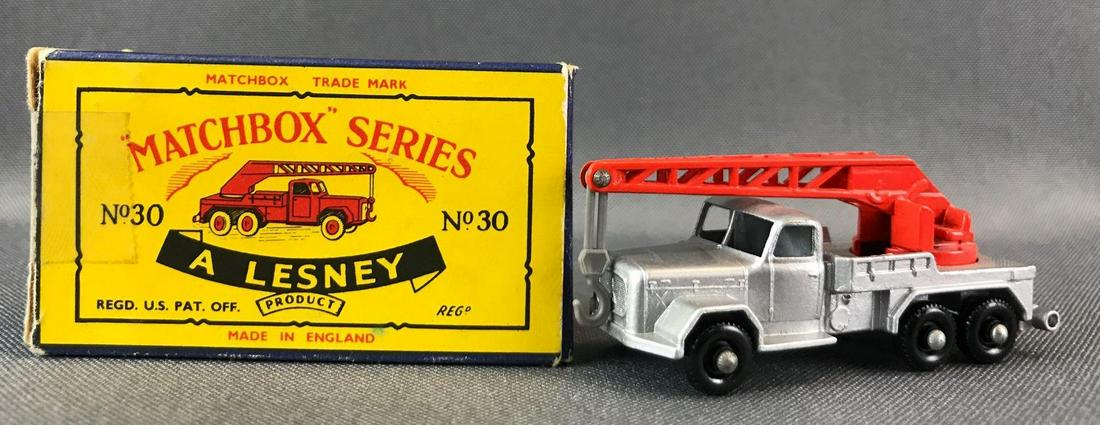 Matchbox No. 30 German Crane Die-Cast Vehicle with (1 of 10)