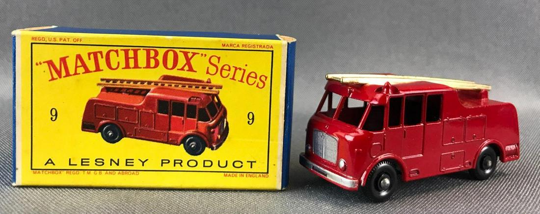 Matchbox No. 9 Fire Truck Die-Cast Vehicle with (1 of 9)