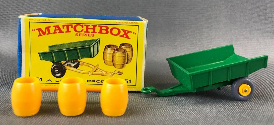 Matchbox No. 51 Tipping Trailer Die-Cast Vehicle with (1 of 10)