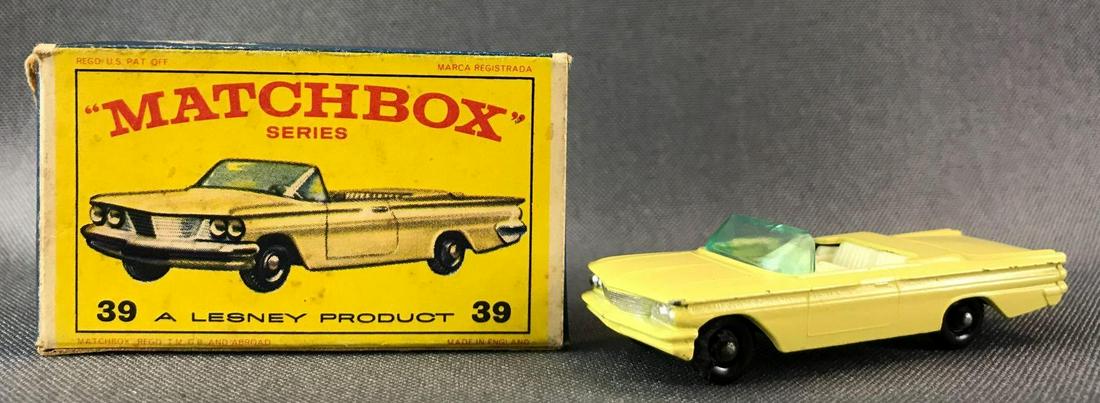Matchbox No. 39 Pontiac Convertible Die-Cast Vehicle (1 of 9)