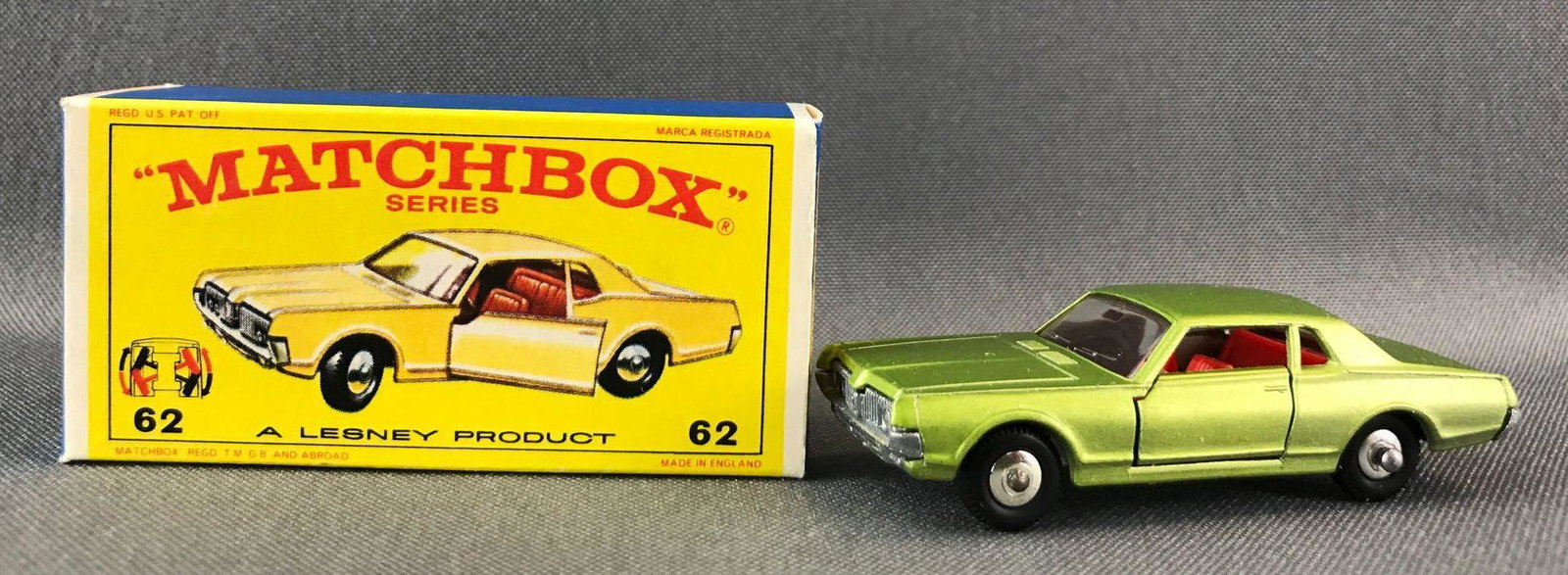 Matchbox No. 62 Mercury Cougar Die-Cast Vehicle with (1 of 9)