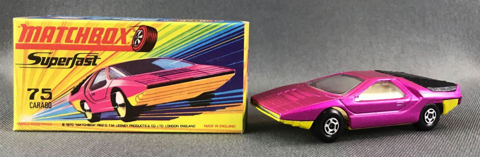 Matchbox Superfast No. 75 Alfa Carabo Die-Cast Vehicle (1 of 9)