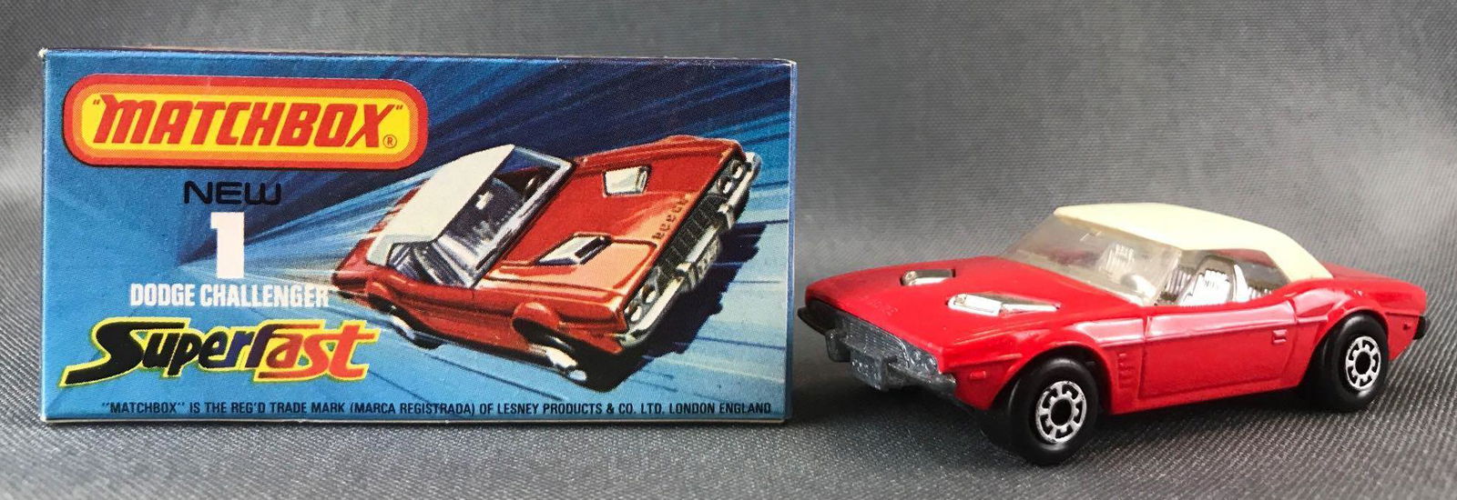 Matchbox Superfast No. 1 Dodge Challenger Die-Cast (1 of 9)