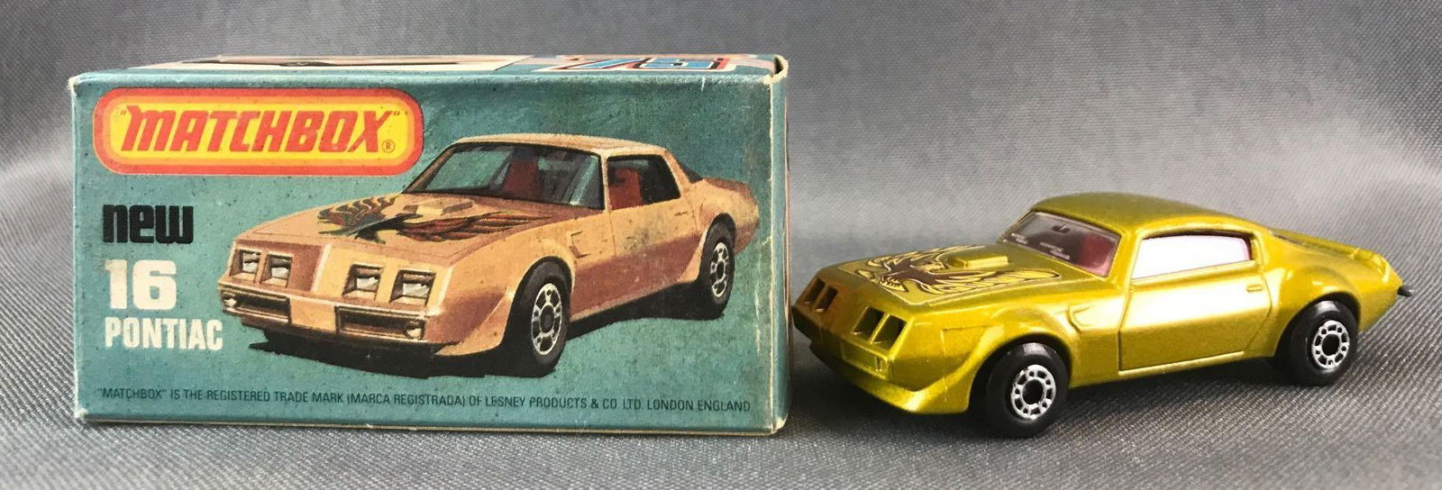 Matchbox Superfast No. 16 Pontiac Die-Cast Vehicle with (1 of 9)