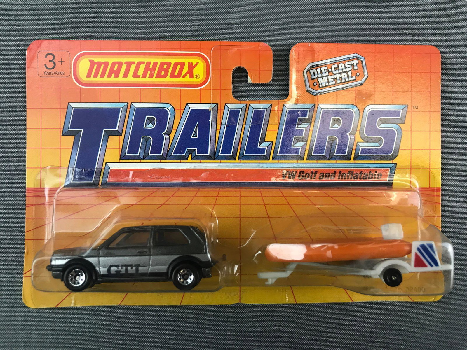 Matchbox Trailers VW Golf and Inflatable Die-Cast (1 of 4)