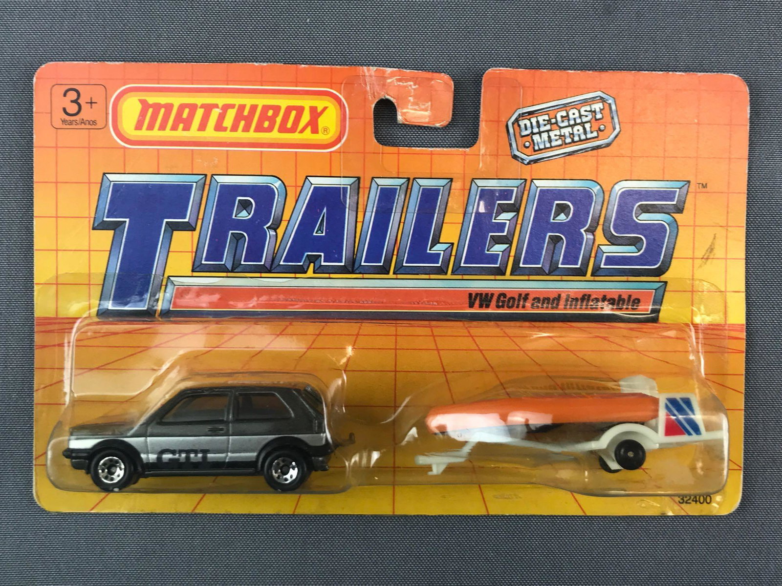 Matchbox Trailers VW Golf and Inflatable Die-Cast (1 of 4)