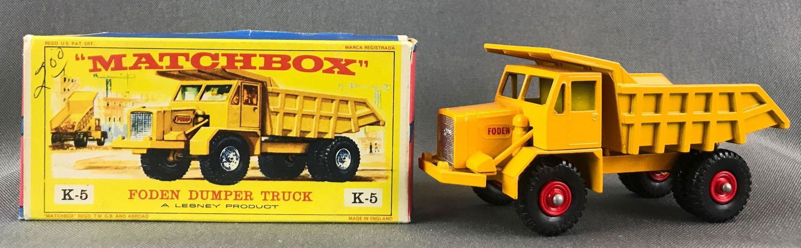 Matchbox King Size K-5 Foden Dumper Truck Die-Cast (1 of 9)
