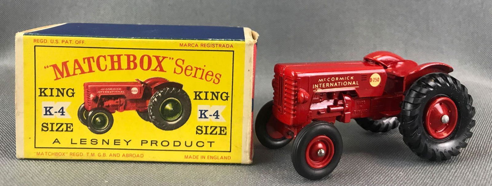 Matchbox King Size K-4 International Tractor Die-Cast (1 of 9)