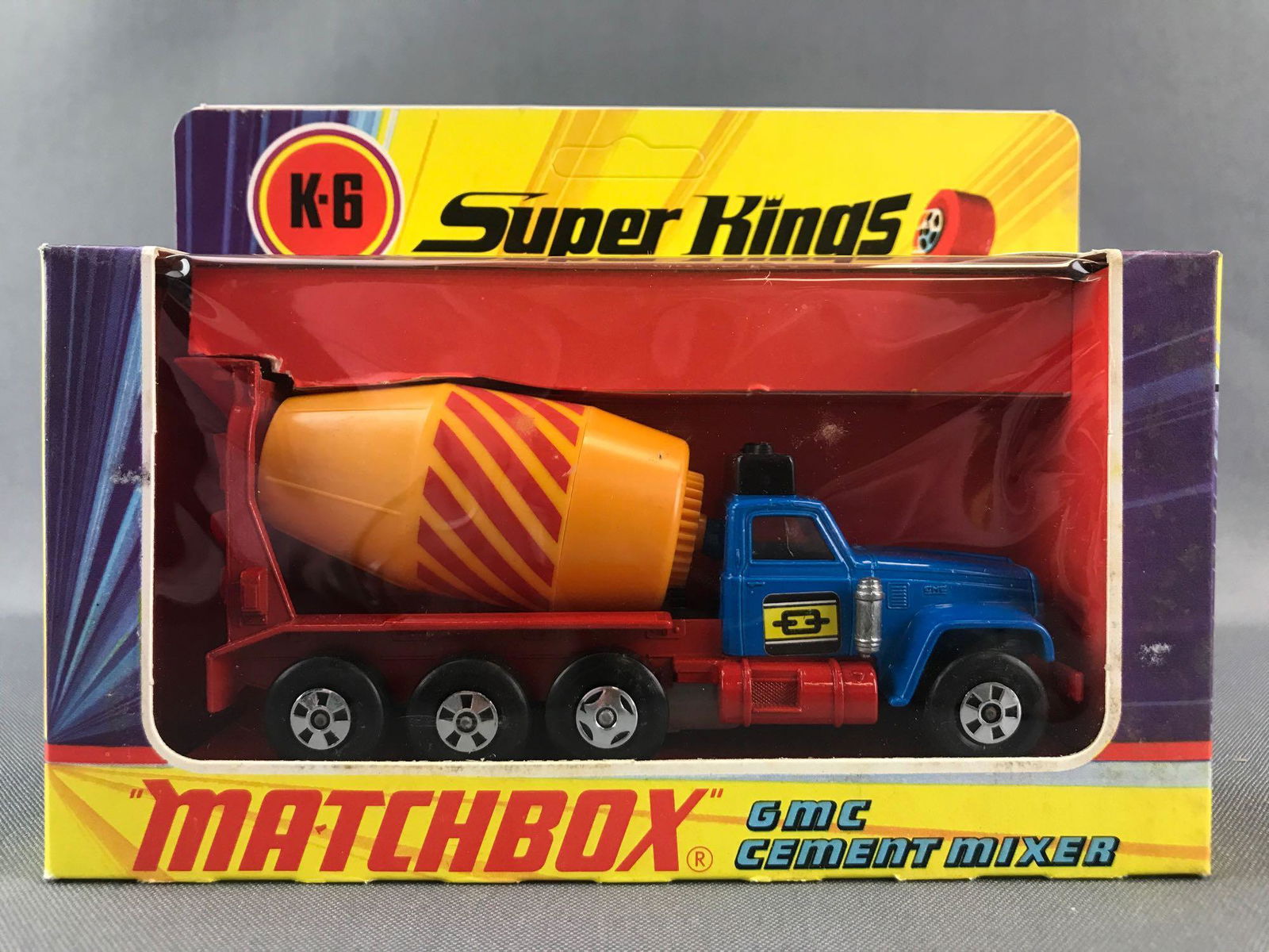 Matchbox Super Kings K-6 GMC Cement Mixer Die-Cast (1 of 4)