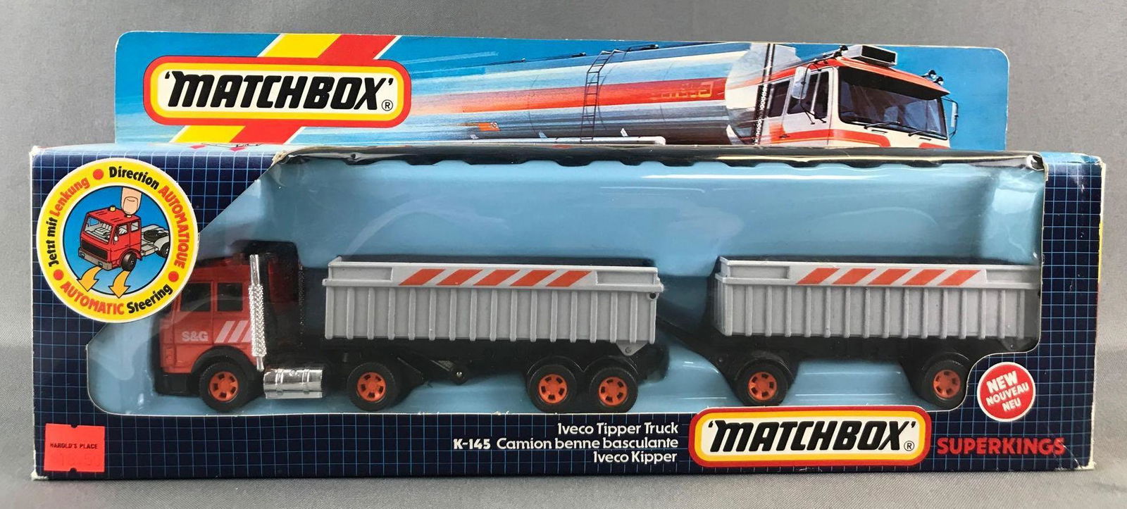 Matchbox Super Kings K-145 Iveco Tipper Truck Die-Cast (1 of 4)
