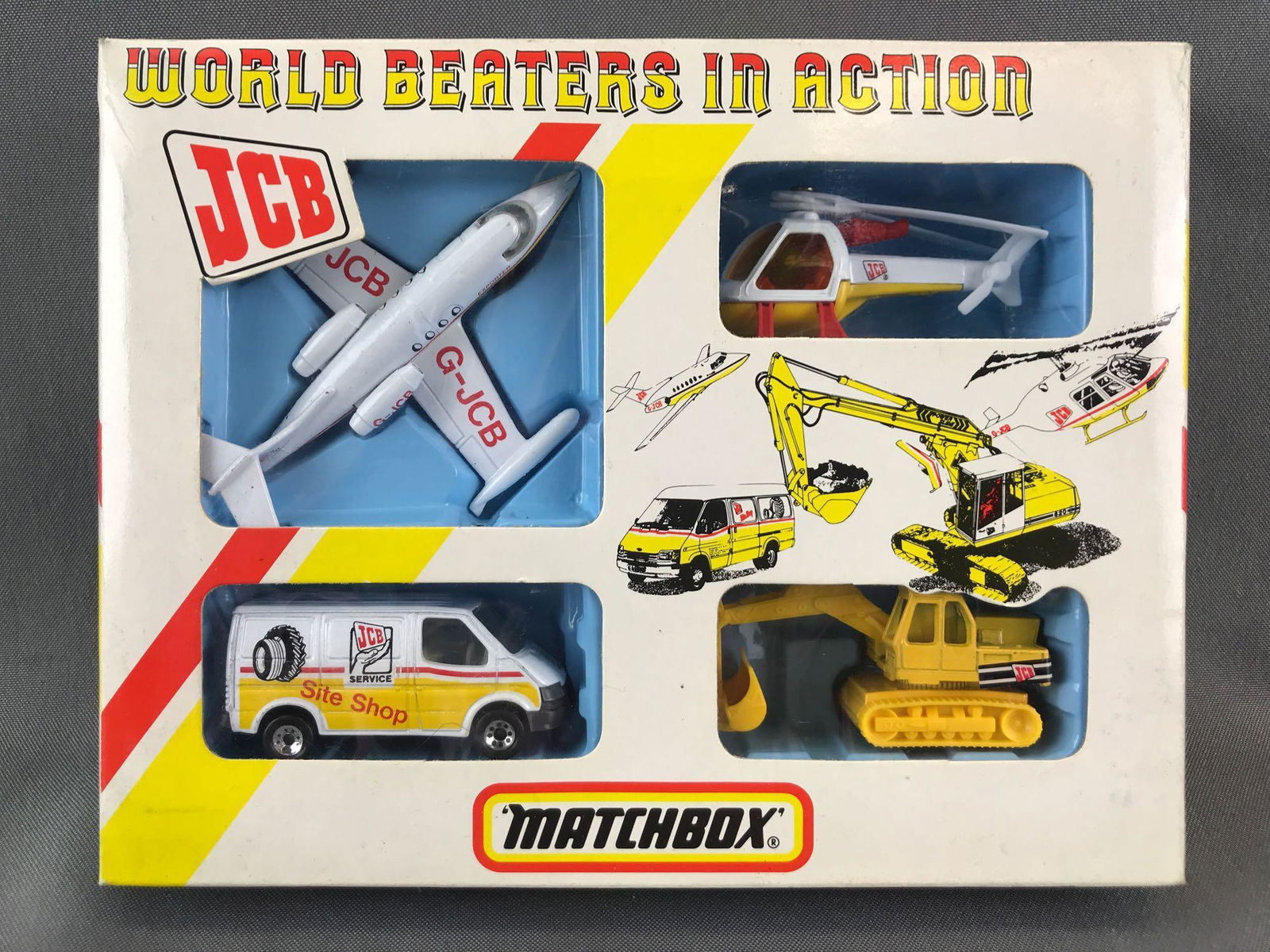 Matchbox G-3 JCB World Beaters In Action Die-Cast 4 (1 of 6)