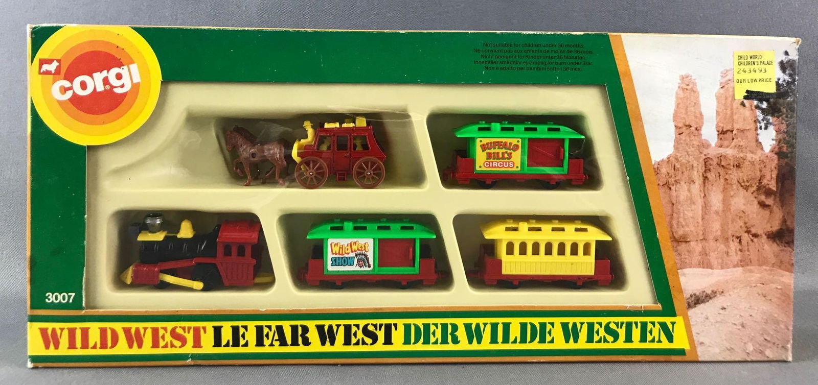 Corgi Toys No. 3007 Wild West Die-Cast Vehicles Set in (1 of 5)