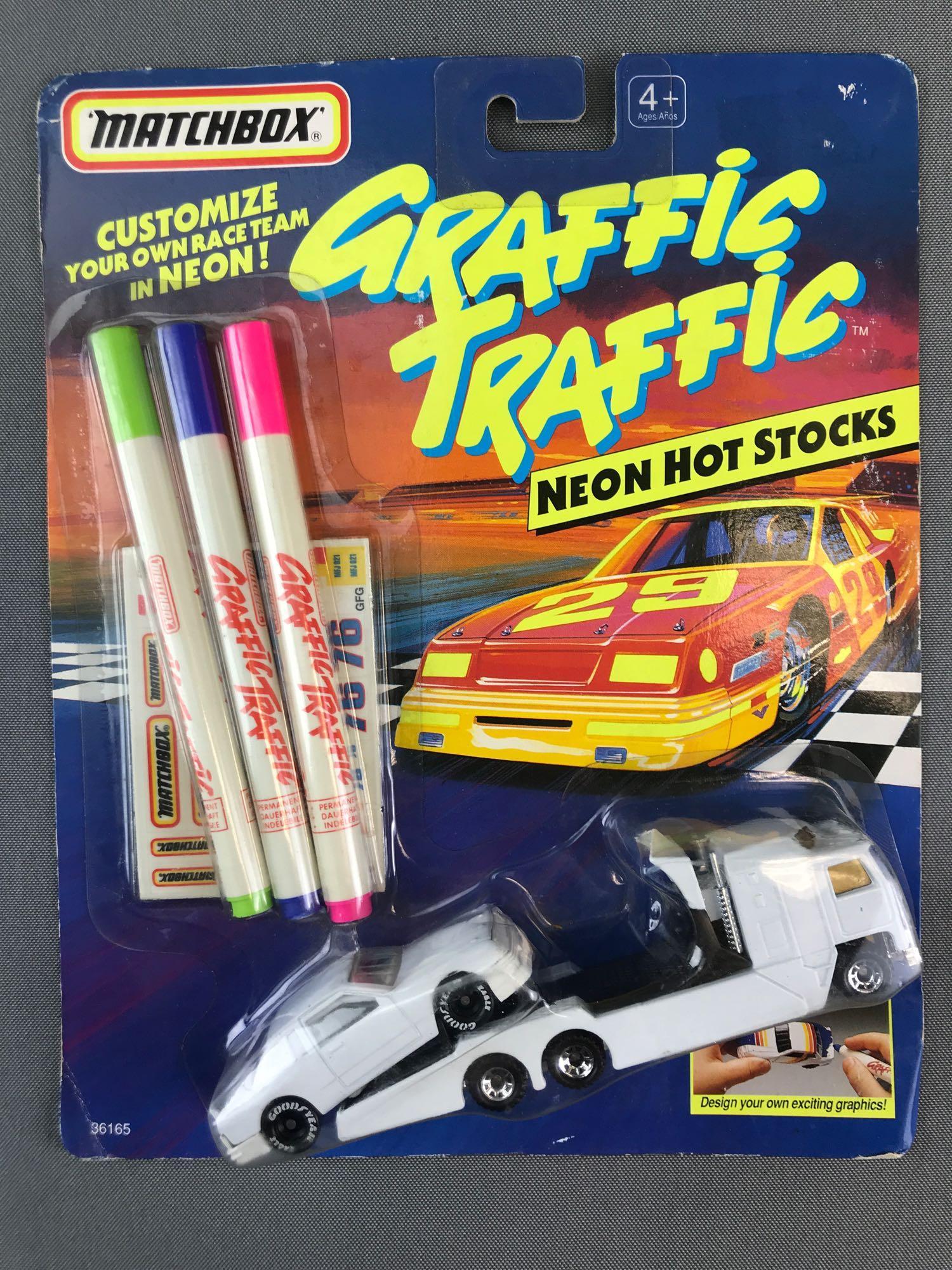 Matchbox Graffic Traffic Neon Hot Stocks No. 36165 (1 of 2)