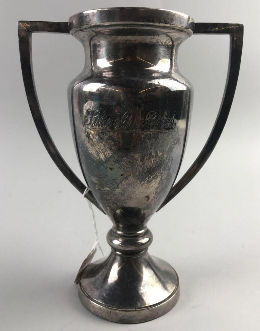 Vintage Silver Plate Silver Cup Bread Trophy: 7.5 inches