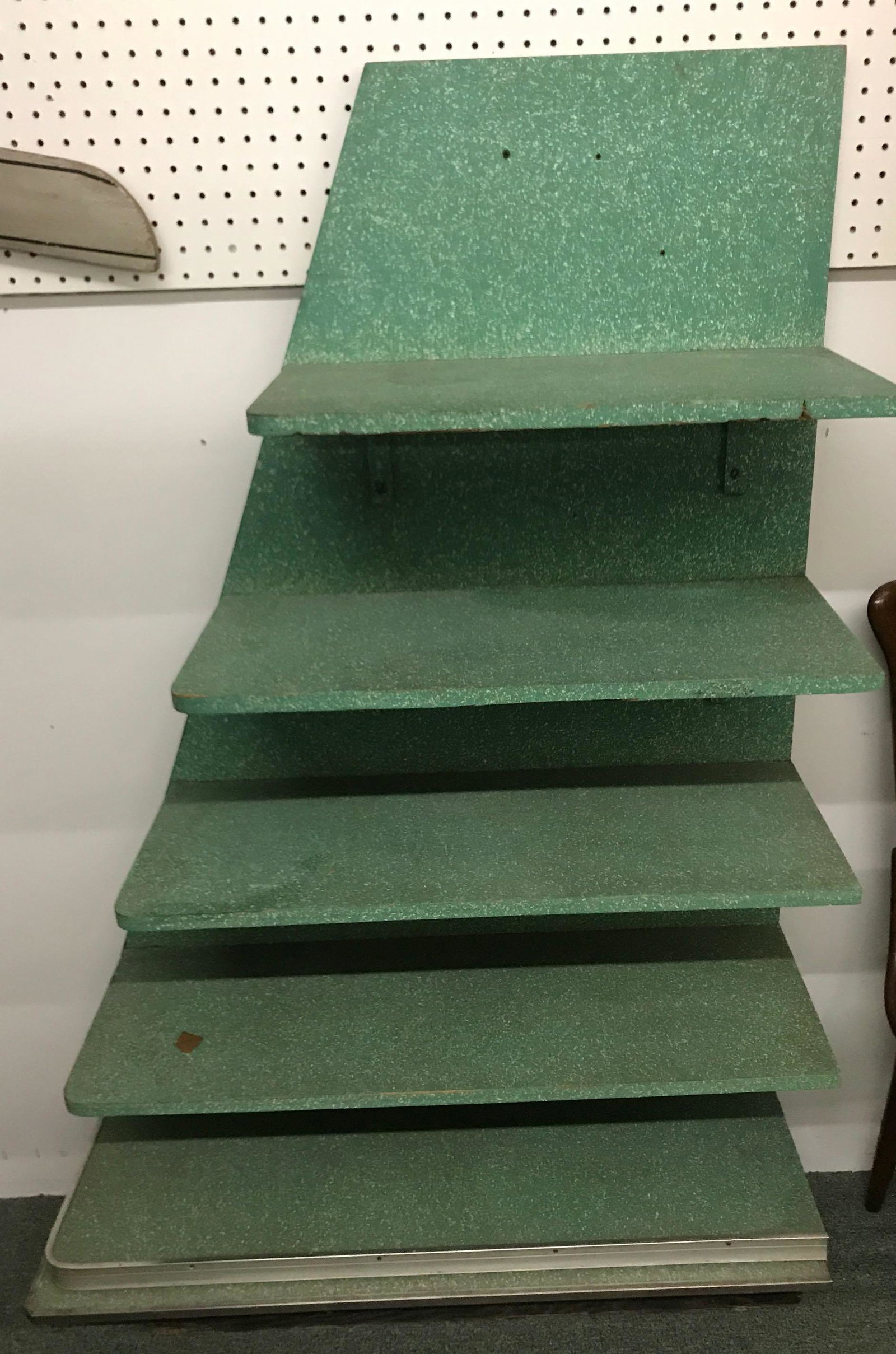 Vintage Green Shelf: 36 x 57 inches, no shipping available.