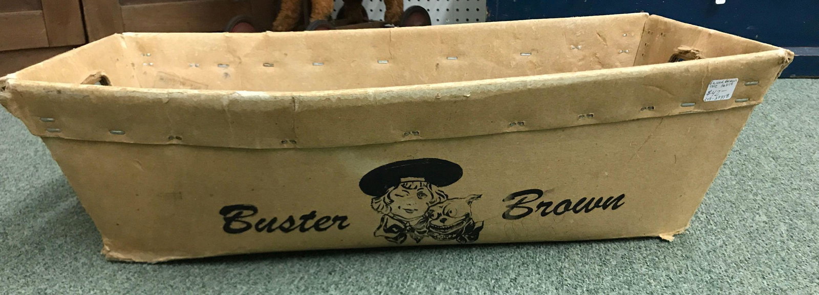 Vintage Buster Brown Tote: 24 x 13 Inches