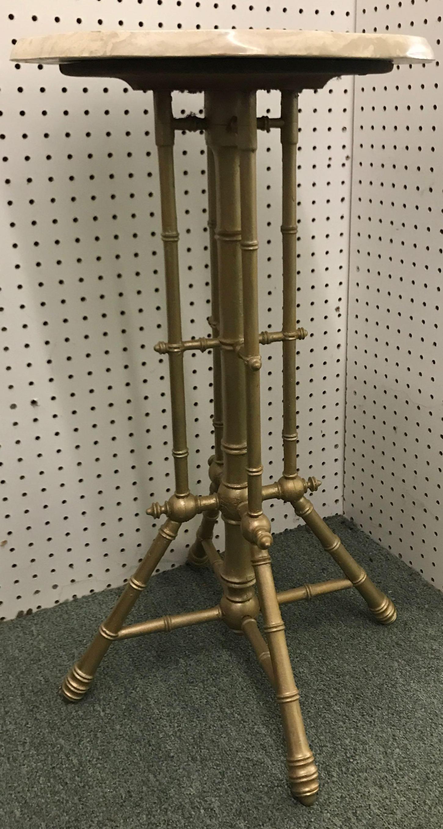 Antique Bamboo Table: 29 x 15 Inches, no shipping available.