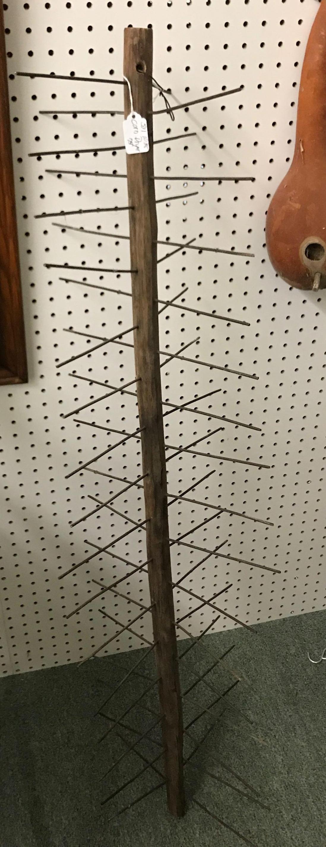 Antique Corn Dryer: 47 x 13 Wood/Metal, no shipping available.