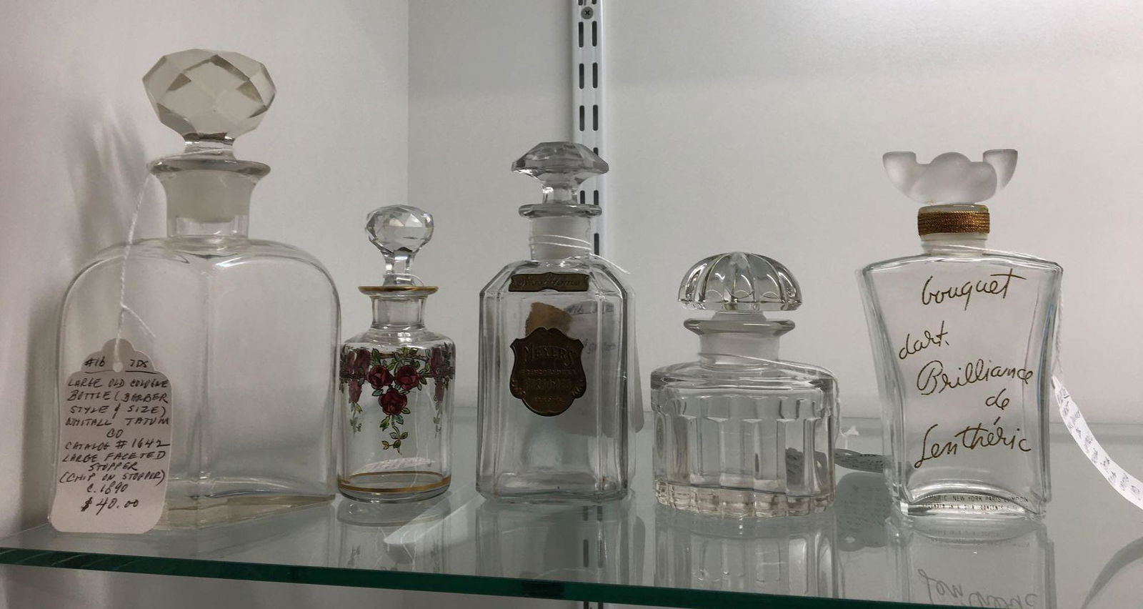 Shelf lot of 5 Antique/Vintage Perfume Bottles Apr 19, 2020 Matthew