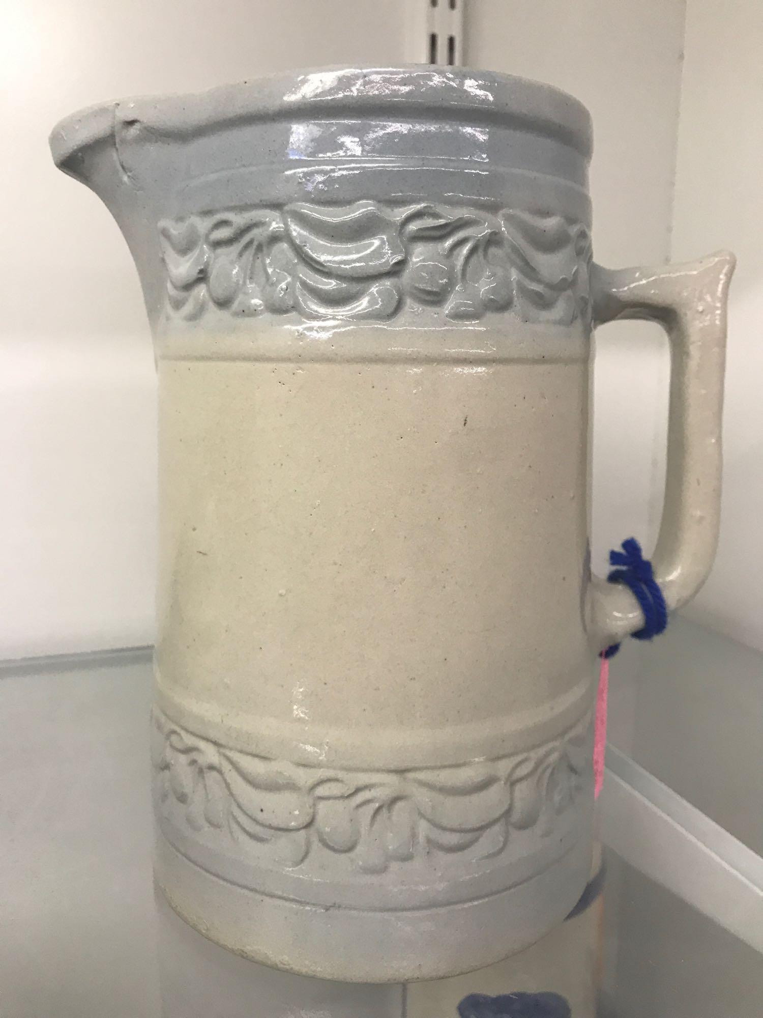 Red Wing Stoneware pitcher: 8.5 inches