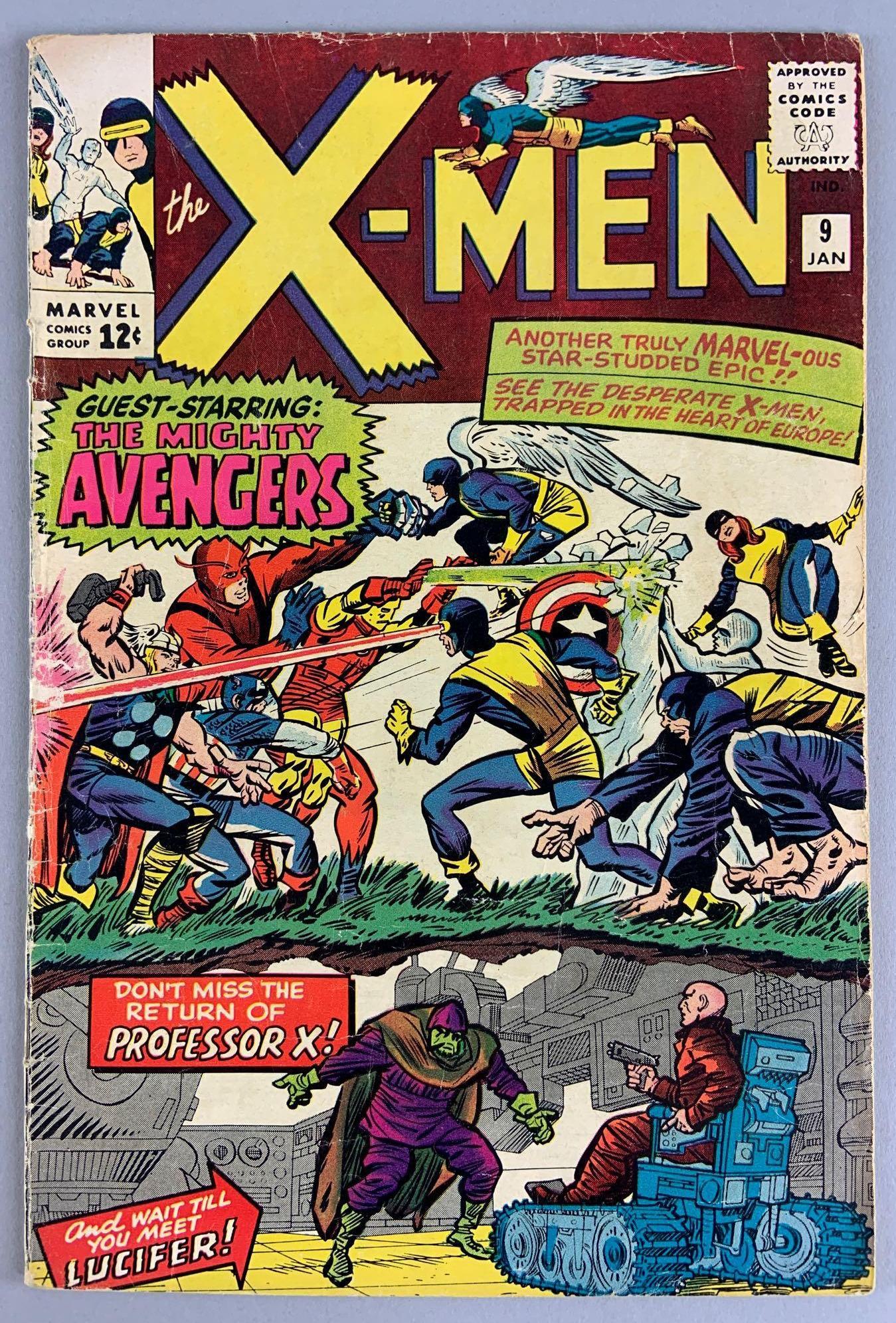 Marvel Comics X-Men No. 9 Comic Book (1 of 8)