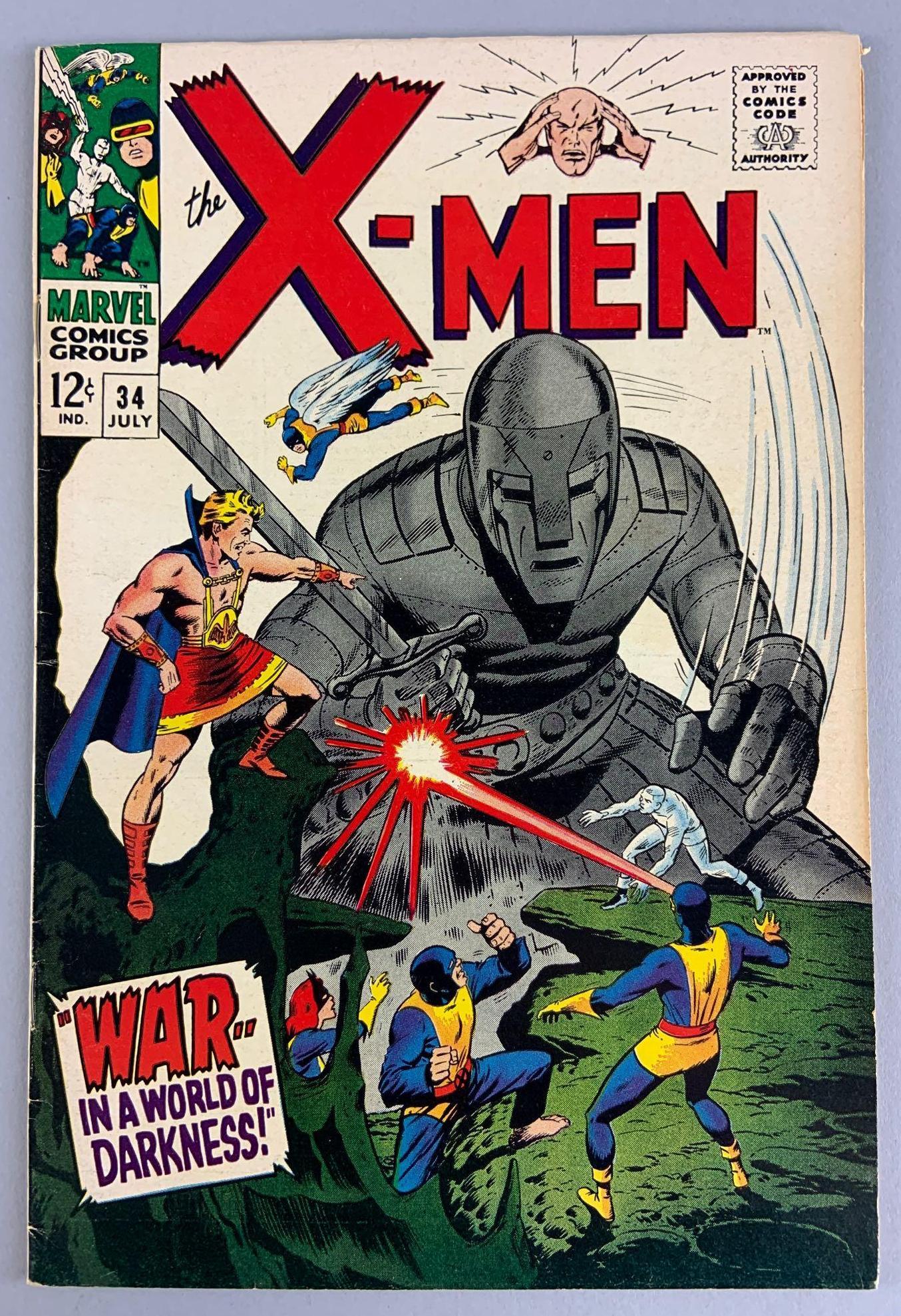 Marvel Comics X-Men No. 34 Comic Book (1 of 8)