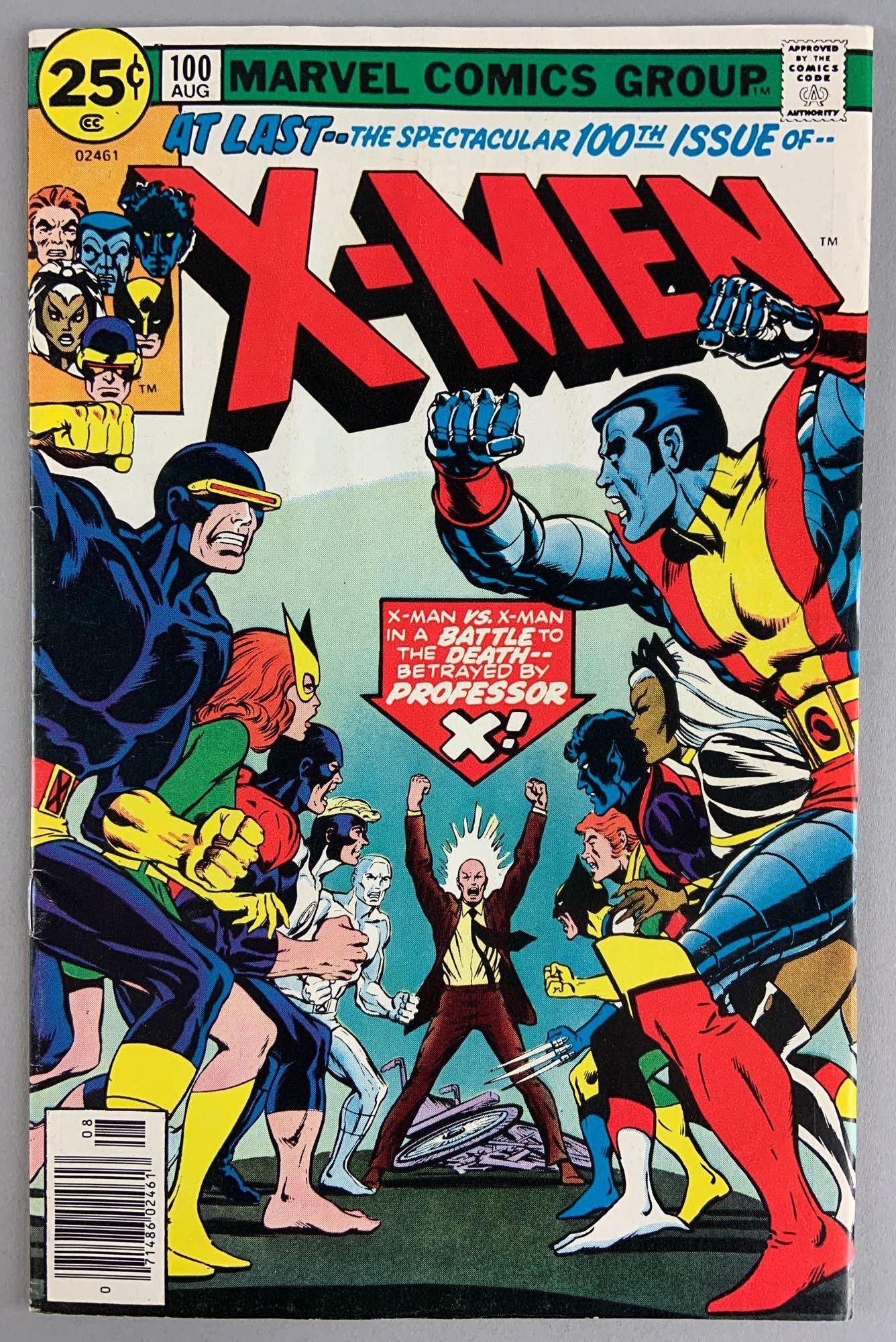Marvel Comics X-Men No. 100 Comic Book (1 of 8)