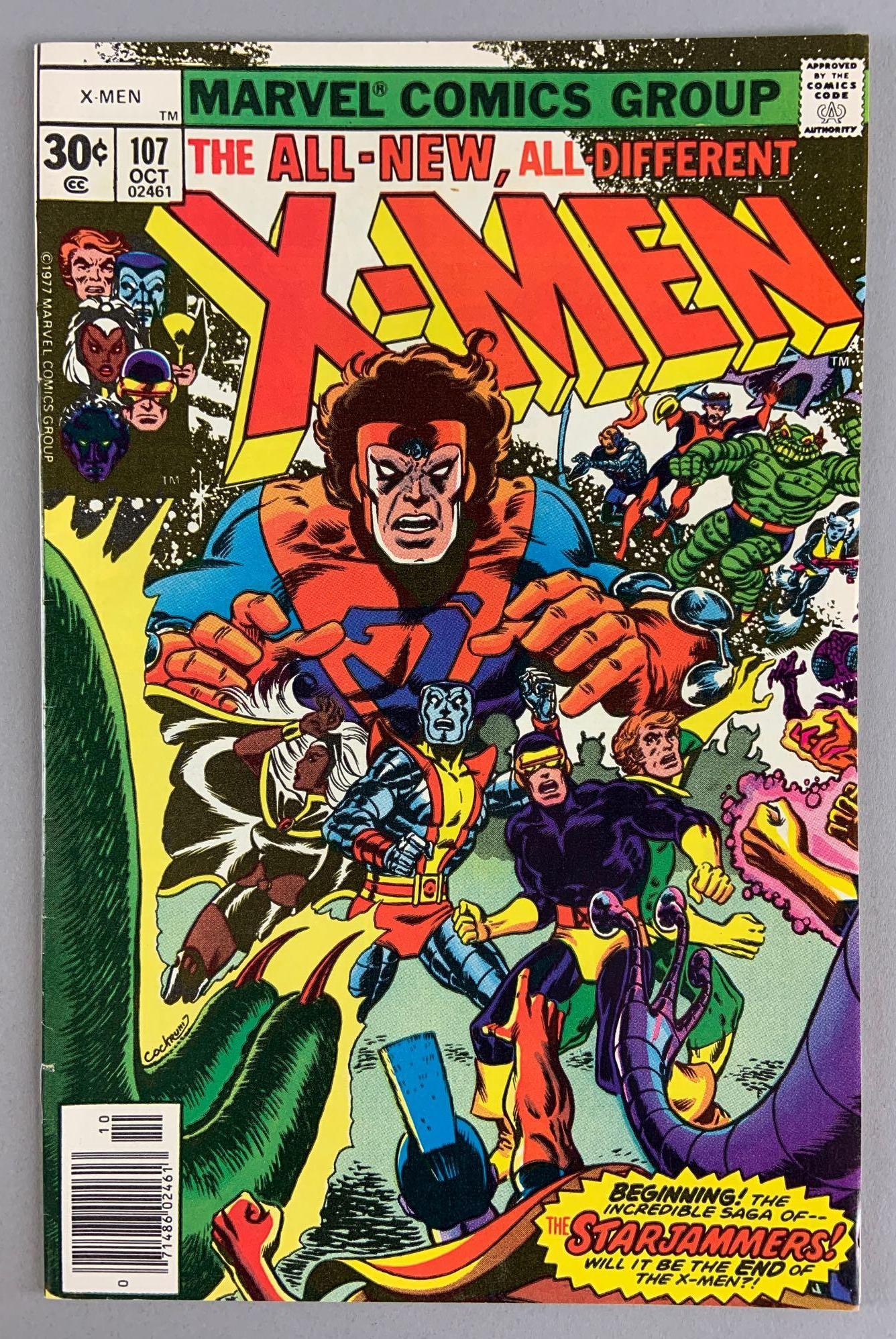 Marvel Comics X-Men No. 107 Comic Book (1 of 8)