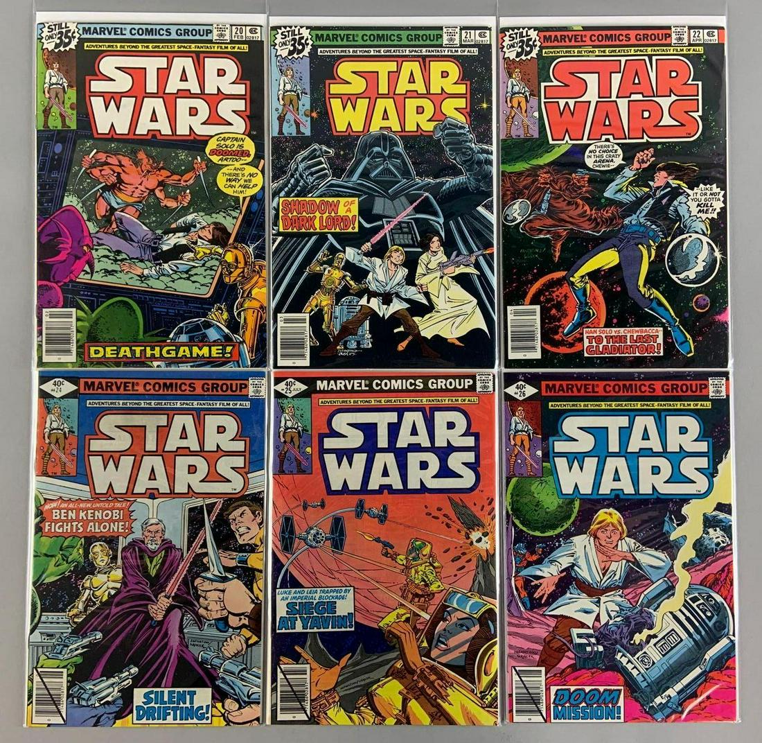 Group of 6 Marvel Comics Star Wars Comic Books (1 of 5)