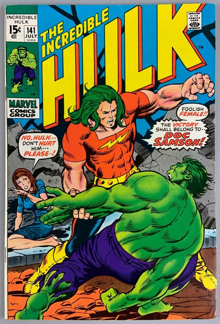 Marvel Comics The Incredible Hulk No. 141 Comic Book (1 of 8)